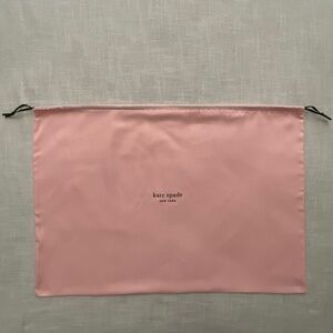 Kate Spade Pink Fabric Large Dust Bag 28”x19” NWOT